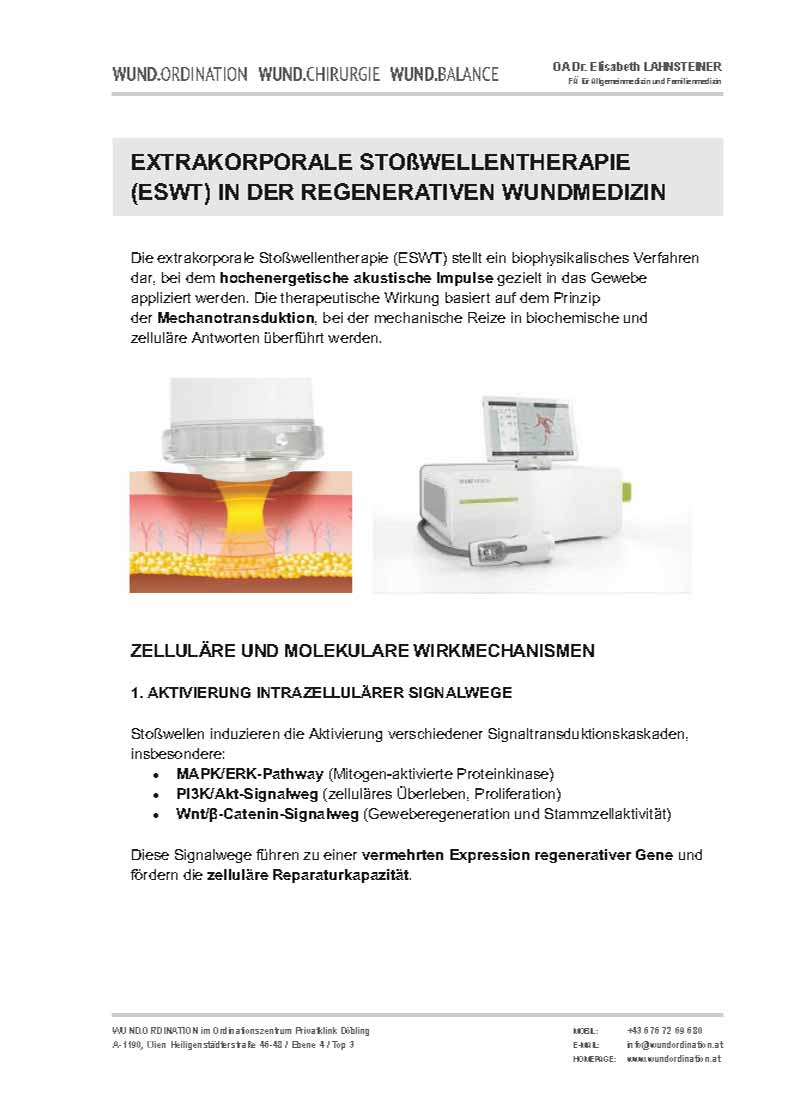 WUNDORDINATION_Extrakorporale-Stoßwellentherapie