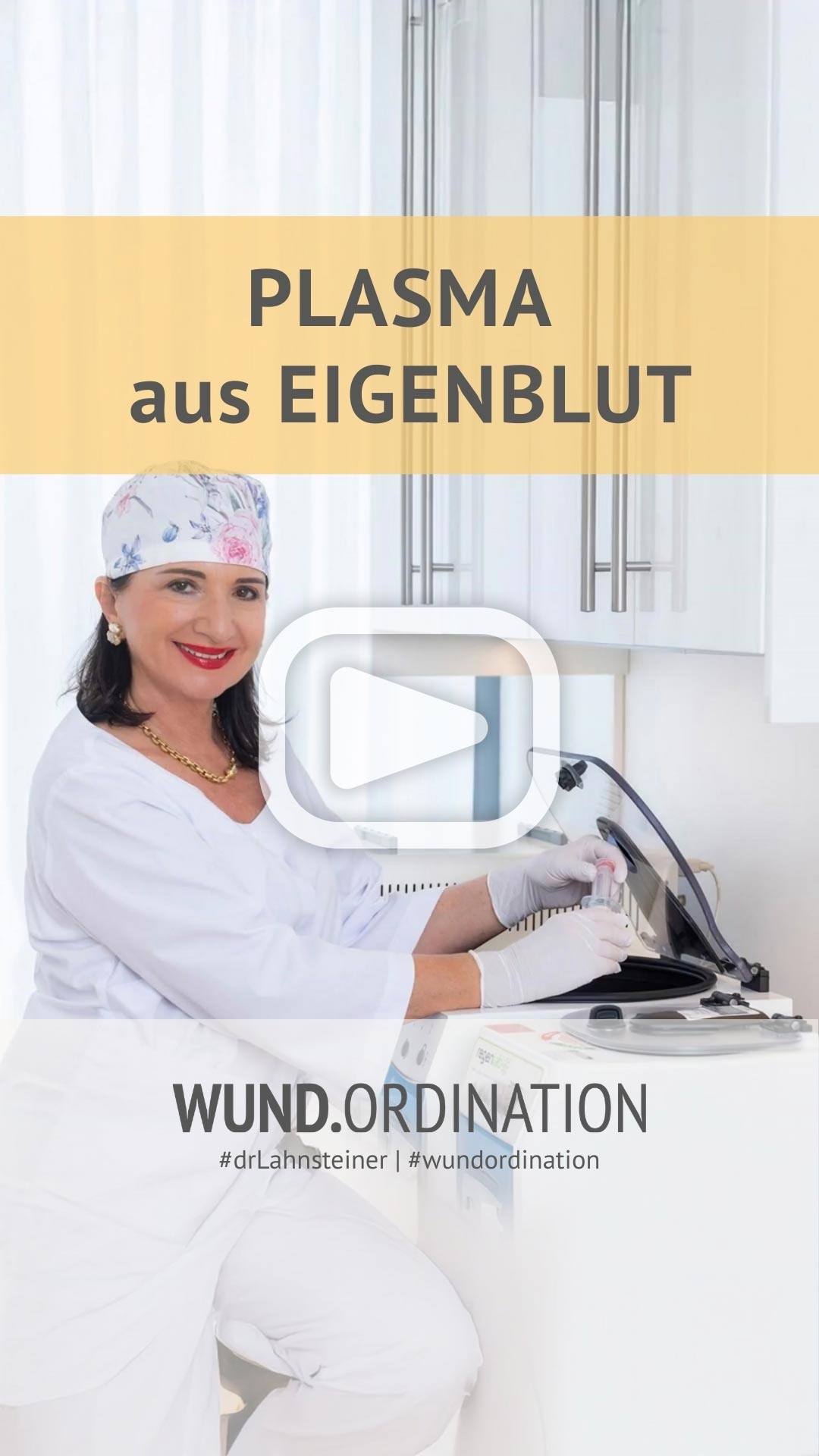 dr. lahnsteiner instagram wundbehandlung plasa aus eigenblut