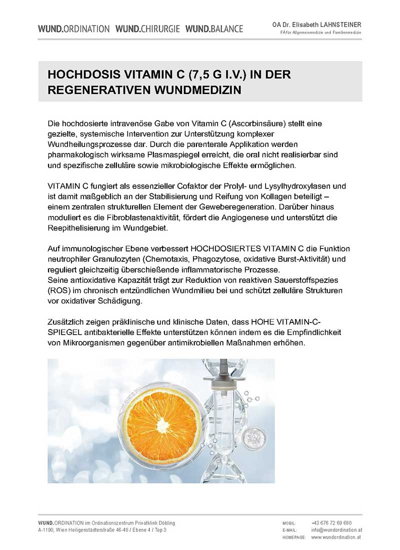 WUNDORDINATION_Hochdosis-VitaminC-Wundmedizin